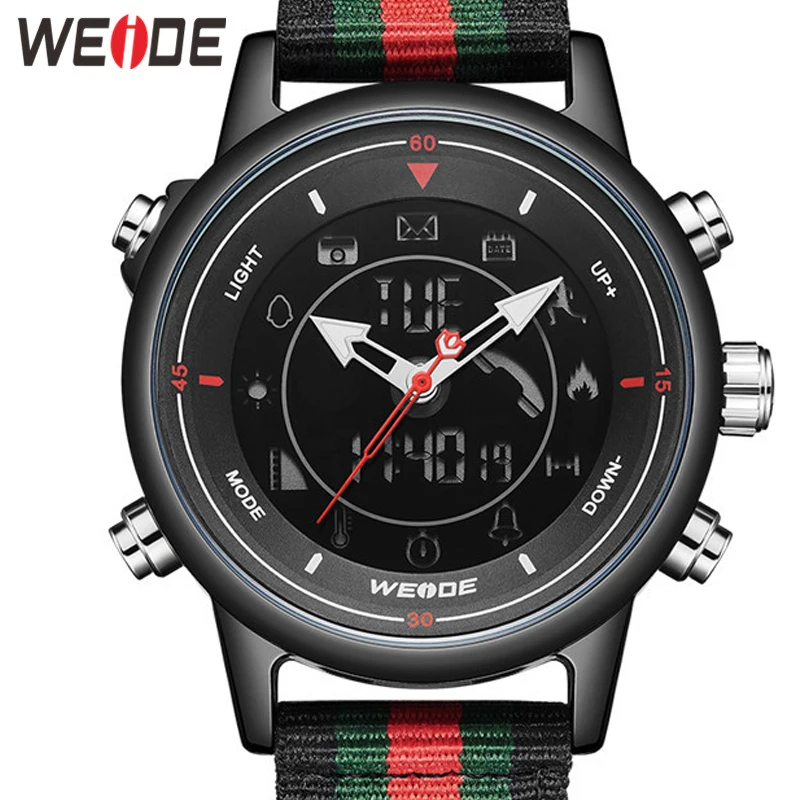 WEIDE мужские часы Relogio Masculino цифровые умные 5ATM водонепроницаемые наручные с