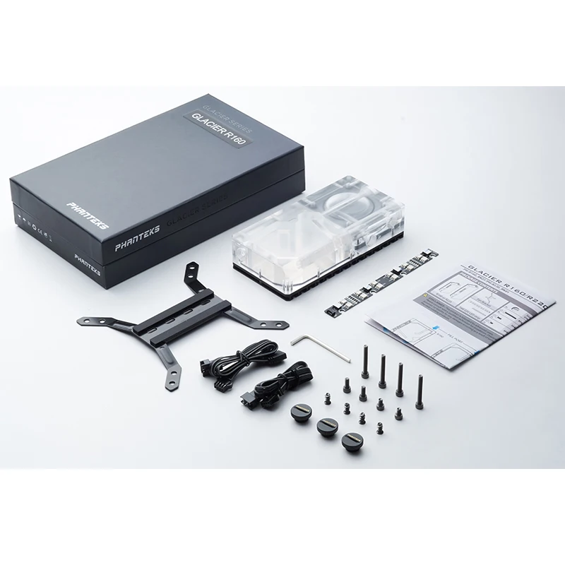 PHANTEKS R160C D(A) RGB 5 в 3 контактный резервуар для воды цилиндр жидкости прозрачный