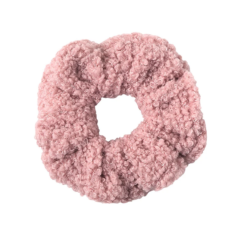 Мягкие бархатные резинки из овечьей шерсти ярких цветов эластичные для волос