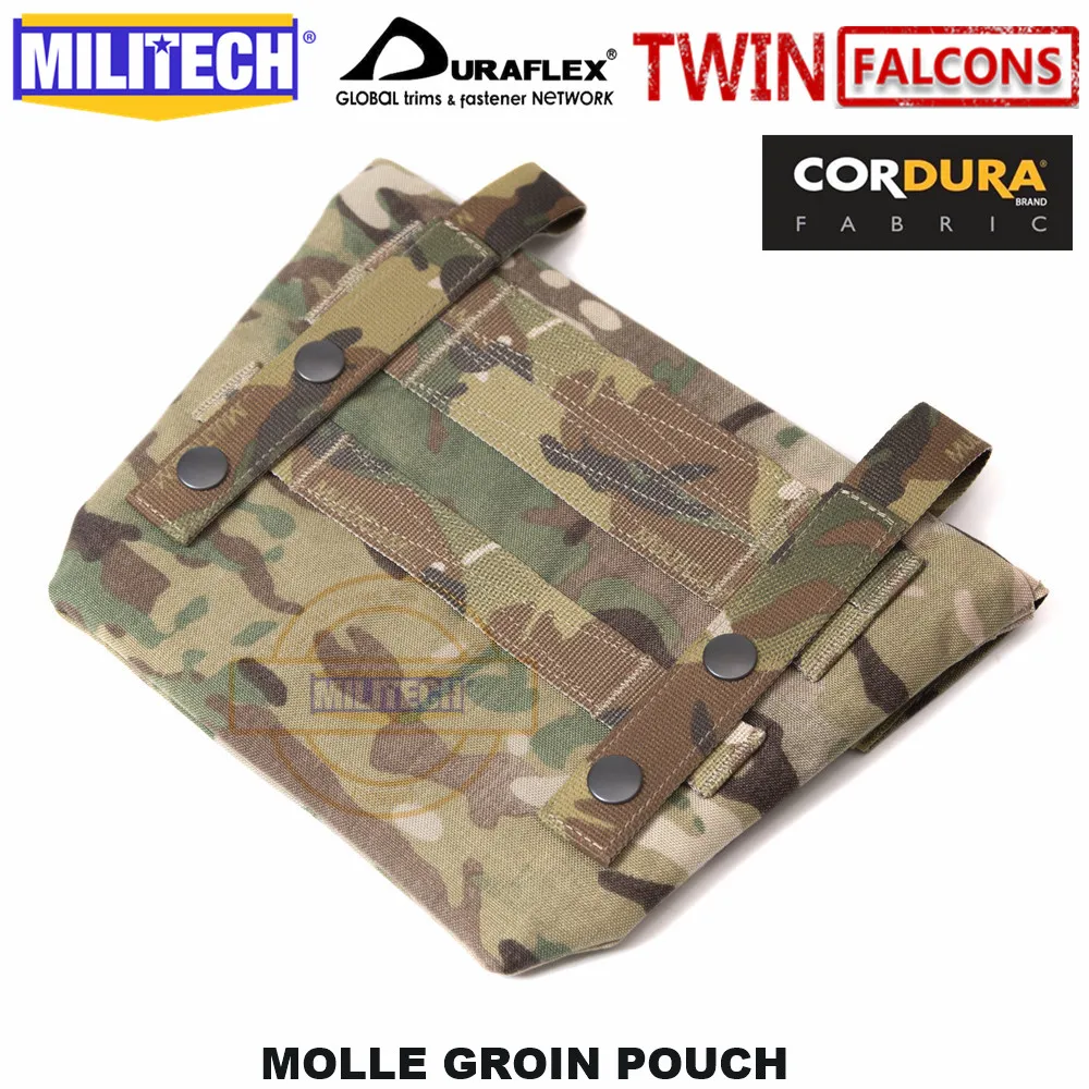 MILITECH TWINFALCONS TW 500D Delustered Cordura Molle Crye CP паховая сумка паховая в аксессуарах подбрюшная сумка паховая сумка