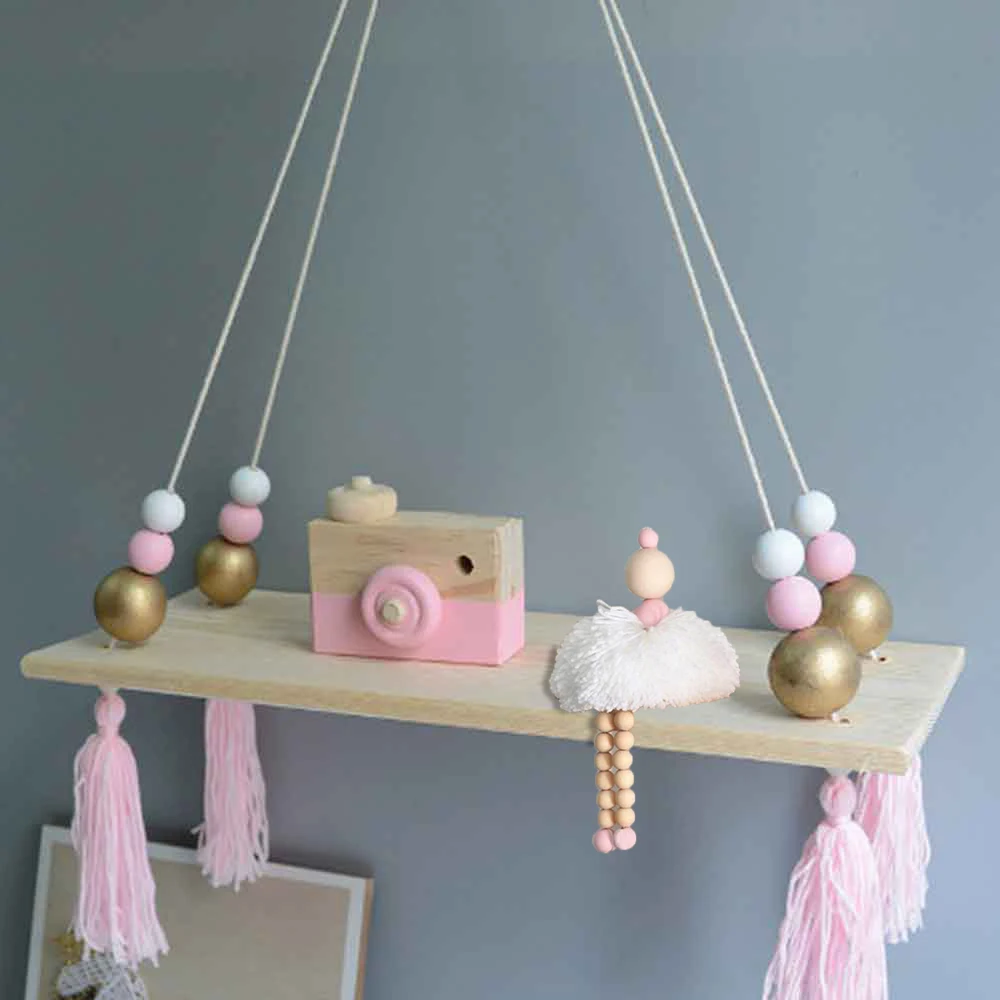 Полка для хранения в скандинавском стиле деревянная доска настенное украшение