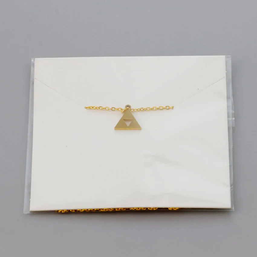 Игра Ювелирные изделия Triforce Легенда о Зельде кулон ожерелье для женщин мужчин из нержавеющей стали цепи треугольник талисманы чокеры