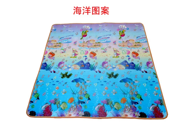 

kid play mat HOGNSIGN Crawling Mat Sports Game Blanket Folded Environmental Outdoor Picnic Mats 0.5 Children Cushion Soft