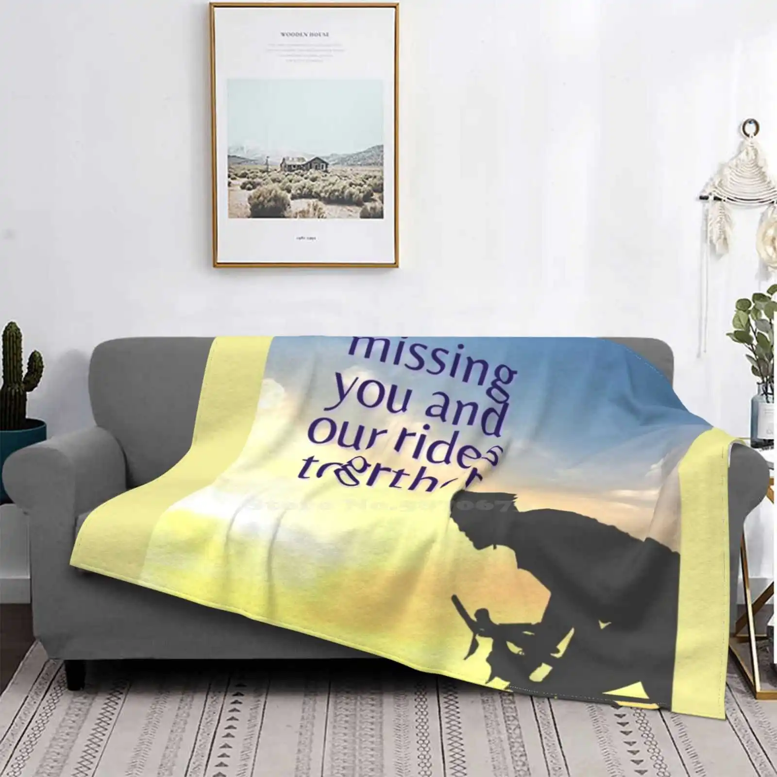 

Missing You-ciclista de ciclismo, manta suave y cálida para la puesta del sol