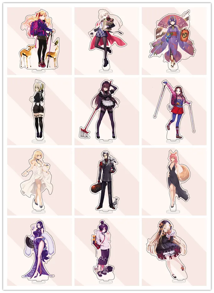 Фигурка для стола из акрила с моделью меча Fate/Grand Order Okita Souji Artoria Pendragon Sbaer Nero Claudius BL.