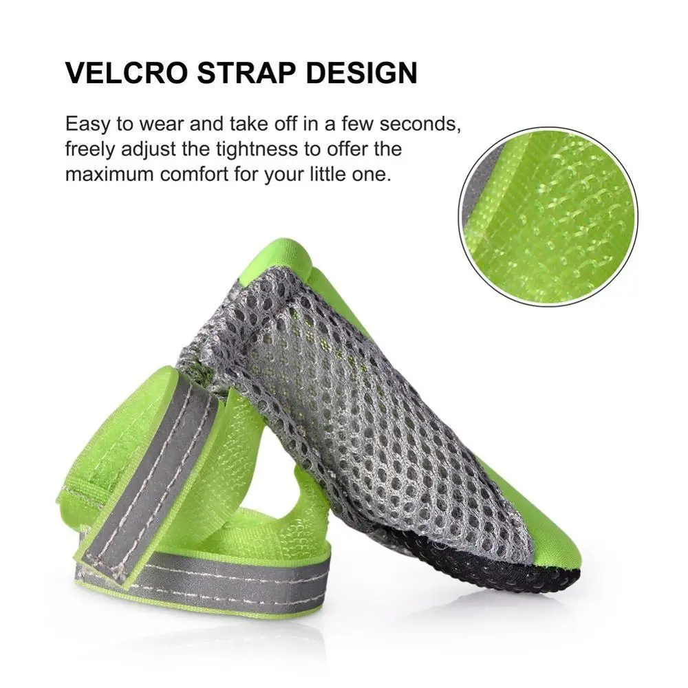 S to XL Summer Velcro Strap Shoes of Doggers Reflective and Breathable Mesh Pet For Small / Larger Dogs | Дом и сад