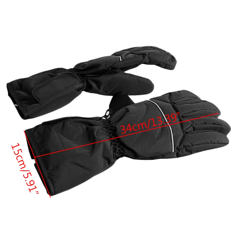 

Winter USB Hand Warmer Electric Thermal Gloves Rechargeable Battery Heated Gloves Cycling Motorcycle Bicycle Ski Gloves Unisex