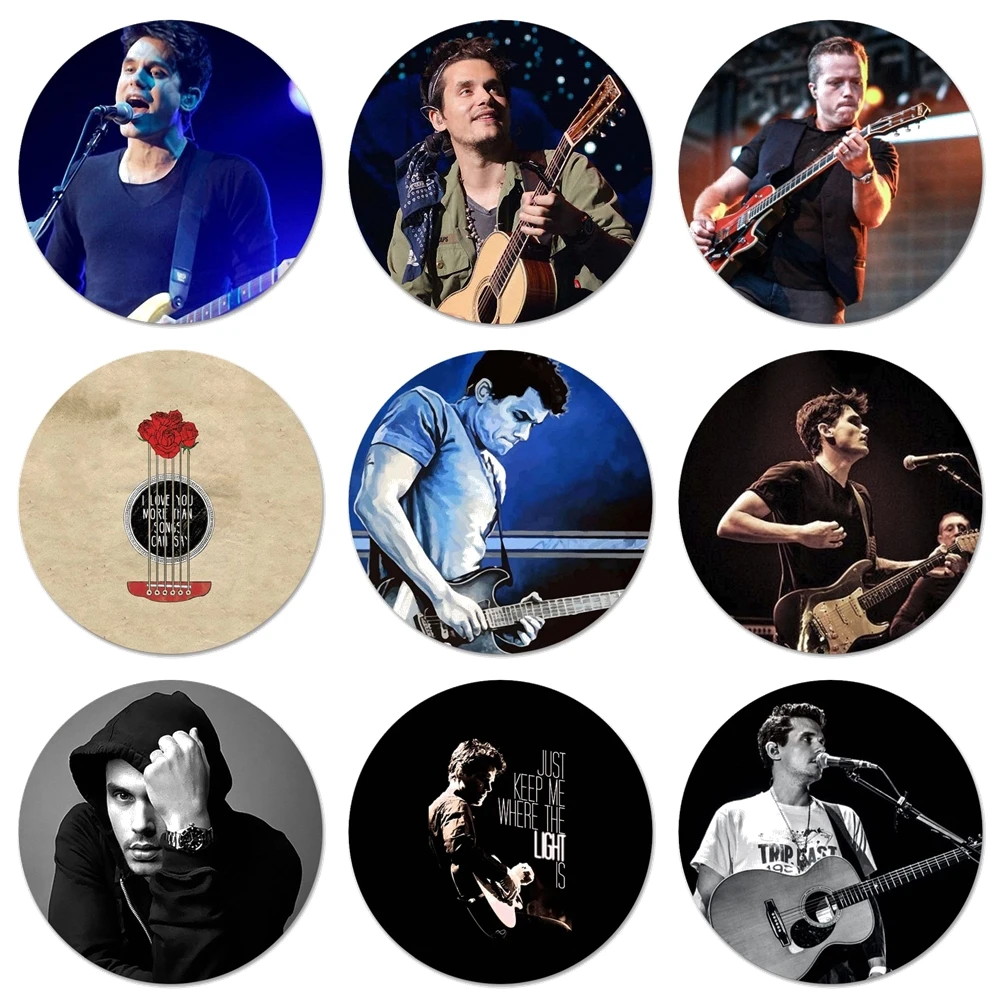 Значки John Mayer Bluetooth значки металлические для телефона диаметром 58 мм | Дом и сад