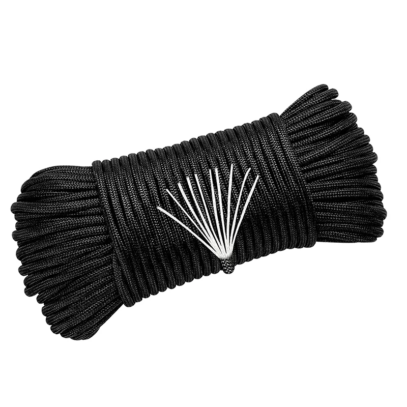 

Paracord 100 футов Паракорд 10 прядь Core 650Lb парашютный шнур для кемпинга на открытом воздухе Пеший Туризм браслет