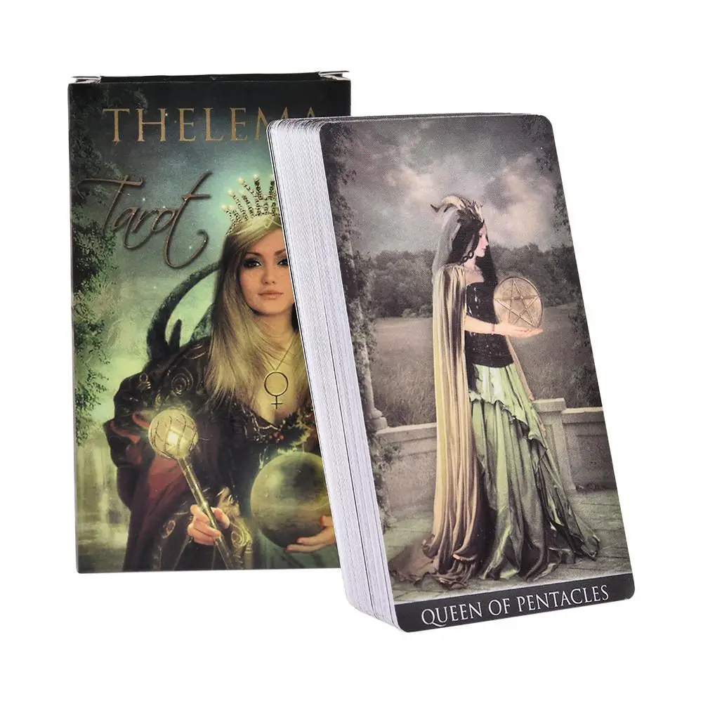 78 шт. полная английская карта Thelema Tarot настольная доска игра карточка для гадания