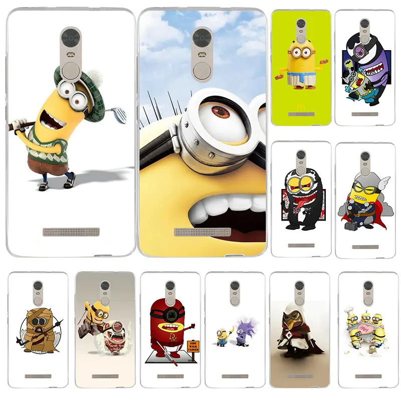 Желтый с персонажами Marvel Человек mi Юнион телефонные чехлы для Xiaomi Note 2 3 4 4C 4i 5 5S 5X6