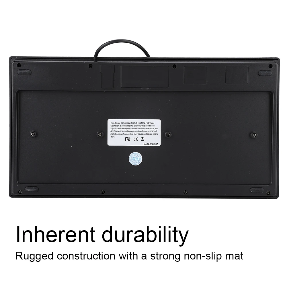 USB Проводная игровая клавиатура с 88 клавишами промышленная Бесшумная трекболом