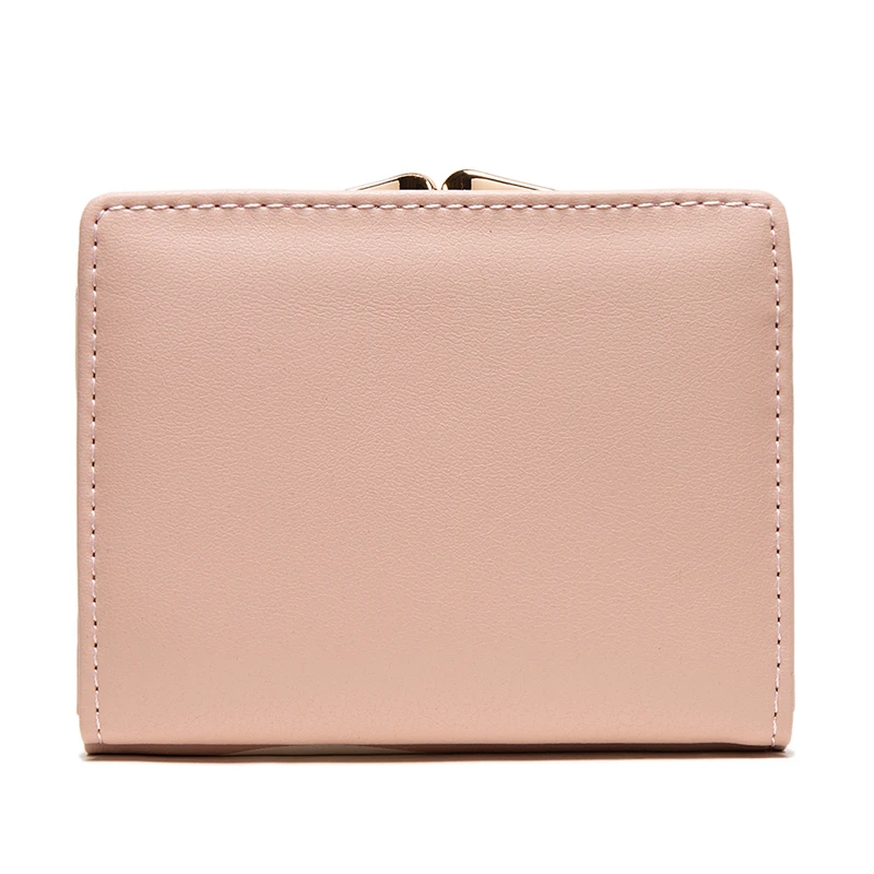 

2020 New Mini Wallet Zipper Coin Purse Fashion Design Ladies Leather Mobile Wallet Practical Short Credit Card Holder