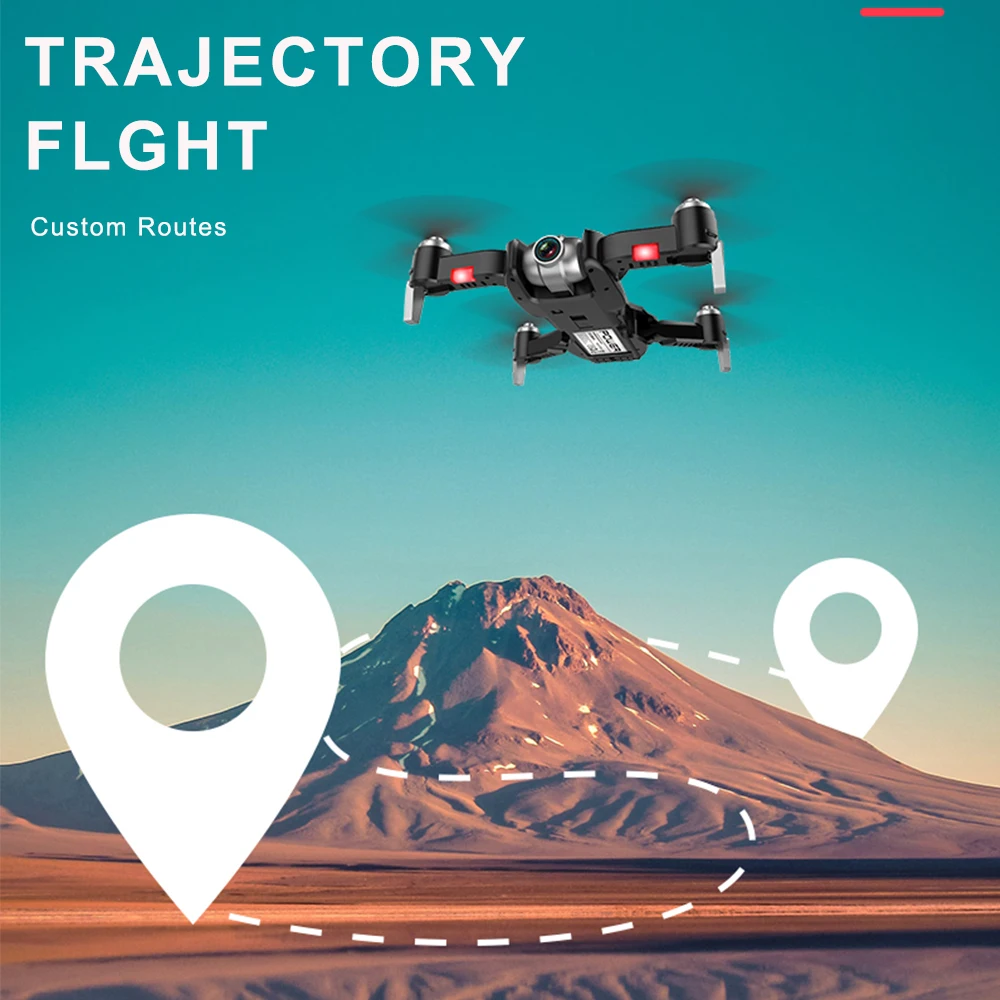 S20 gps Дрон с 4K HD двойной X50 зум Камера оптический поток жестов фото RC вертолет Профессиональный Дрон Квадрокоптер VS SG907 E58