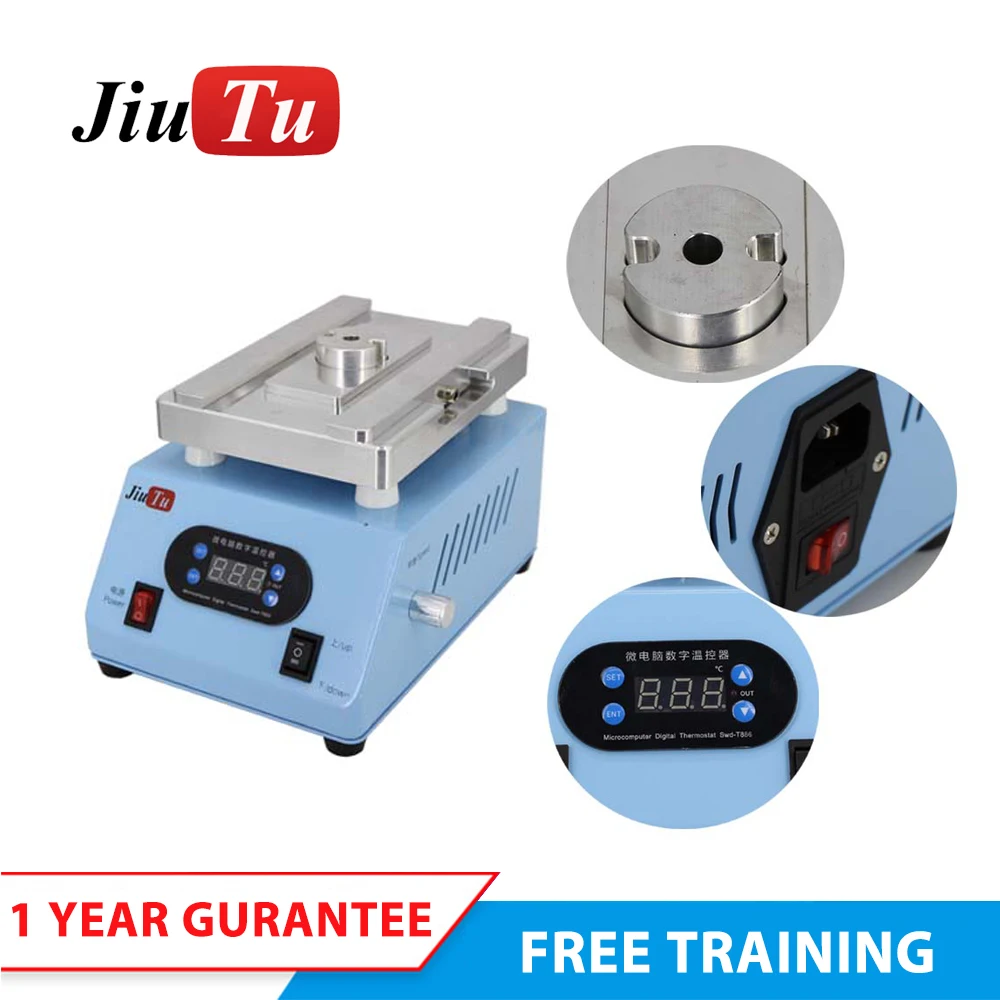 Jiutu аппарат для удаления сломанного стекла на задней стороне экрана iPhone OLED X 8G 8P XS