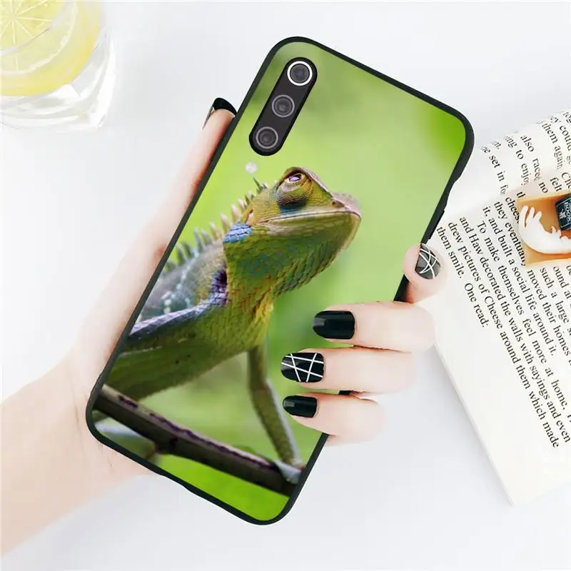 

Gecko Lizard Animals Phone Case For Xiaomi Redmi note 7 8 9 t k30 max3 9 s 10 pro lite Luxury brand shell funda coque
