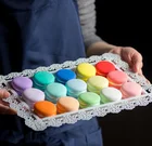 9 шт., имитация макарон, имитация крема для торта, закуски, реквизит для детской фотосъемки, украшение для окна свадебного десерта