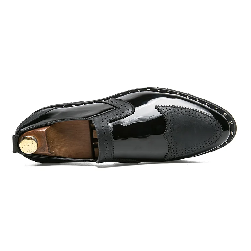 

Zapatos De Vestir De Los Hombres Fashion Men's Casual Leather Loafers Lightweight Comfortable Dress Shoes Breathable Size 38-48