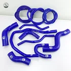 Силиконовый шланг охлаждающей жидкости радиатора и вакуумный шланг в комплекте для V W GOLF GT I 2,0 T FSI TURBO MK5 03-09 (8 шт.) красныйсинийчерный