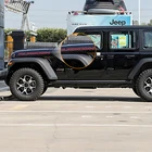 Наклейки на капот двигателя автомобиля, гирлянда, алфавит, модификация внешнего украшения для Jeep JK JL Wrangler 2007-2021, наклейки RUBICON