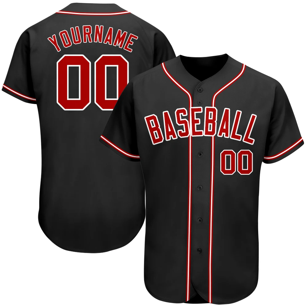 Custom Baseball Jersey Full Sublimated Team Name&Numbers Make Your Own Quick-dry Button-down Tee Shirts for Adults/Kids Big size