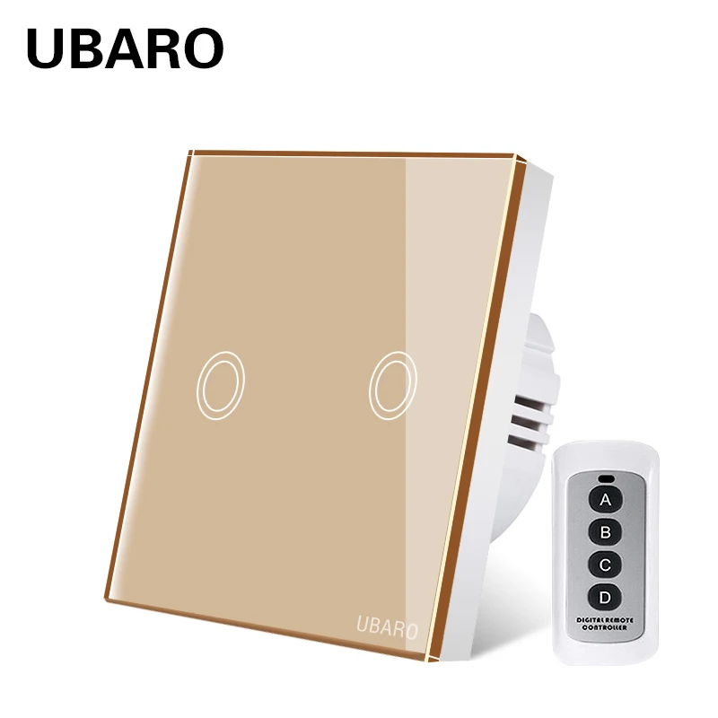 UBARO кристалл стеклянная панель беспроводной пульт дистанционного управления