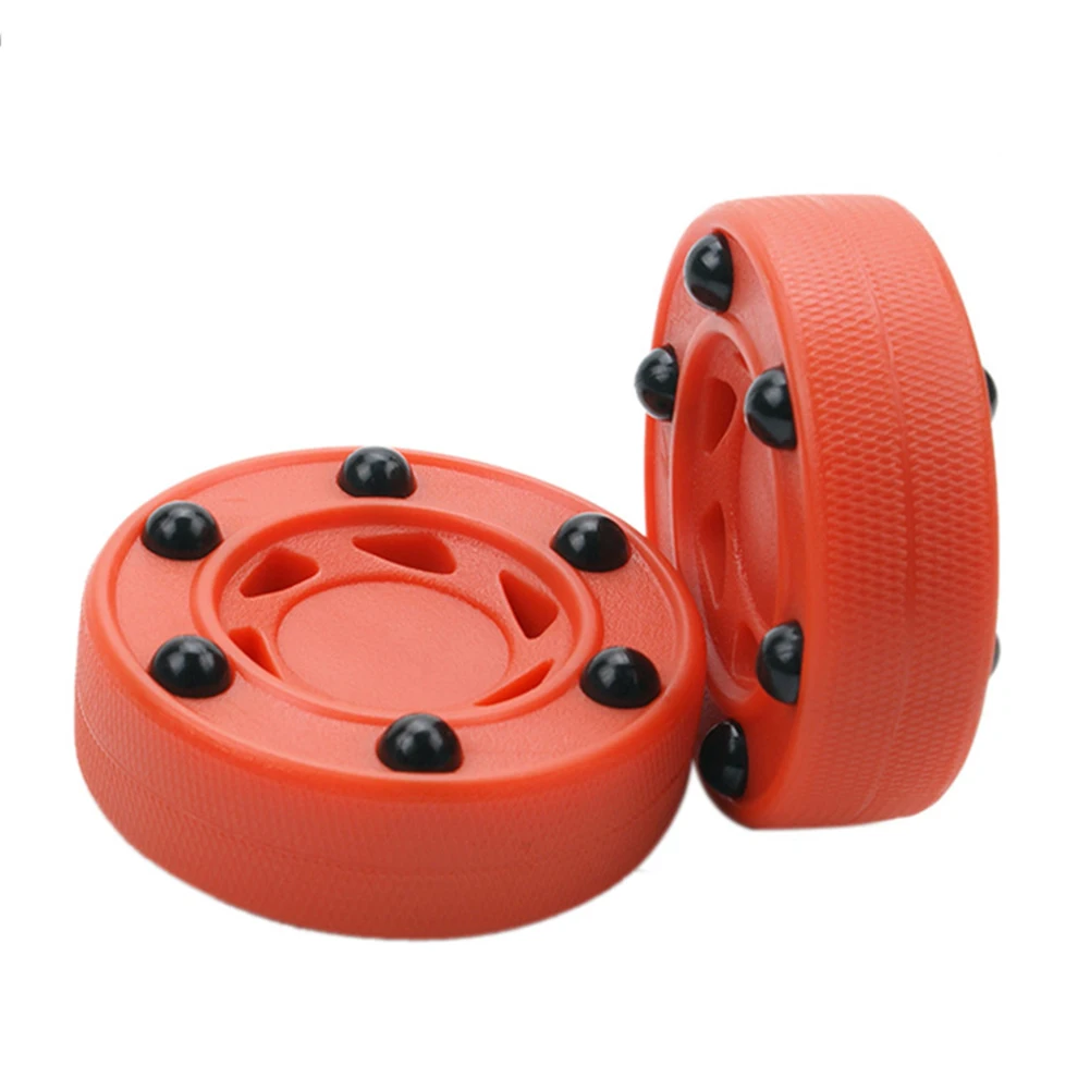 

Прочные оранжевые шайбы для хоккея на роликах, профессиональные колеса из АБС-пластика, идеальный баланс, высокая плотность, круглые аксесс...
