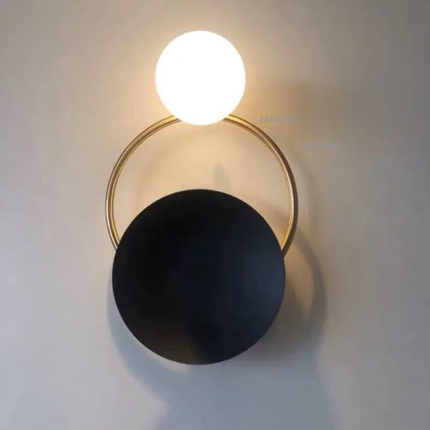 Железные Настенные светильники в скандинавском стиле светодиодный ные