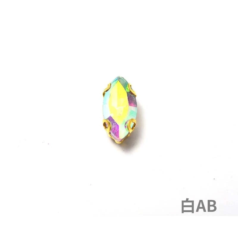 50 шт. смешанные металлические шпильки акриловые плоские стразы поделки для