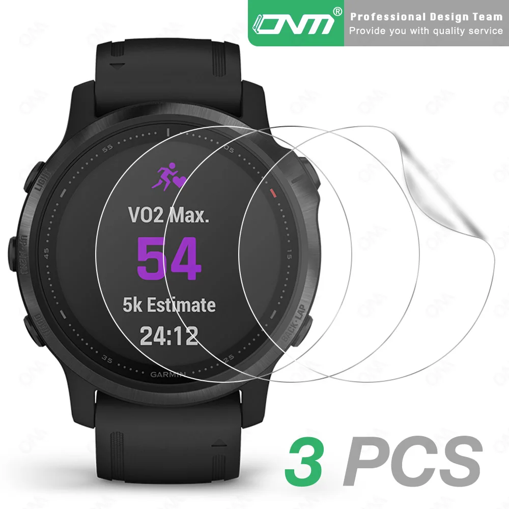Защитный чехол + защита для экрана Garmin Fenix 6 6X 6S 5 5S 5X Plus TPU прозрачный защитный с