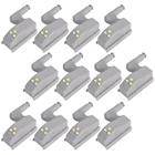 1020 шт. 0,25 Вт Универсальный светодиодный светильник под шкаф внутренняя петля светодиодный сенсорный светильник кухонный ночник s