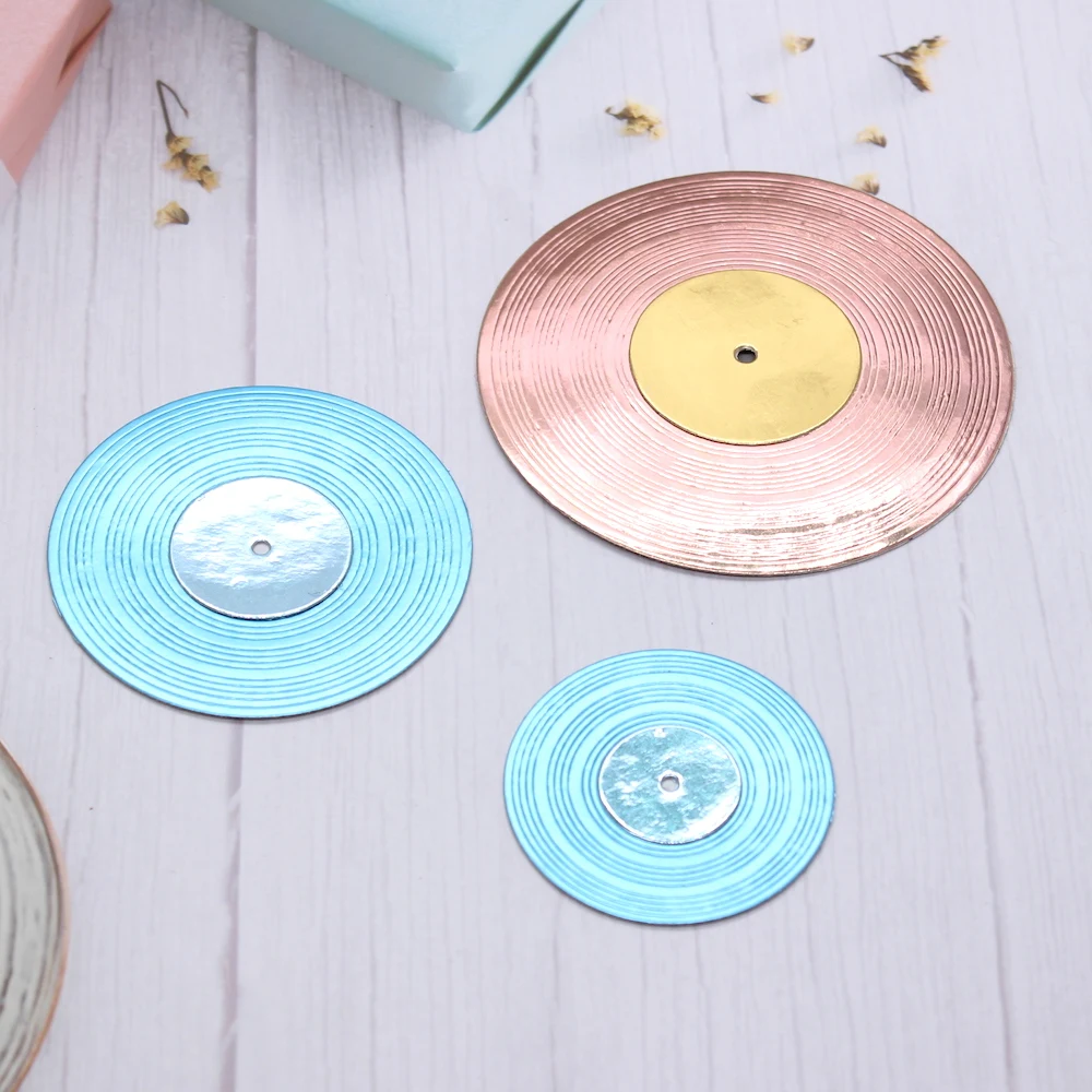 

ZFPARTY 3 Sizes Discs Metal Cutting Dies Stencils for DIY Scrapbooking Decorative Embossing DIY Paper Cards