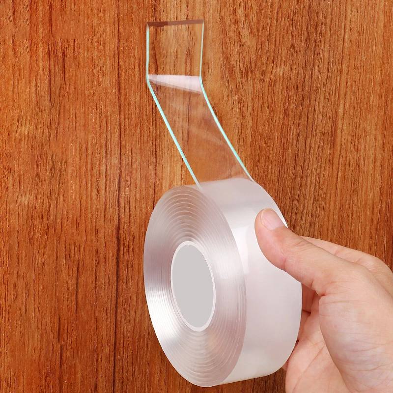 

Reusable Nano Double-Sided Tape Washable Transparent Home Wall Stickers Bathroom Kitchen Sink Tape Gel Multifunctional Tapes