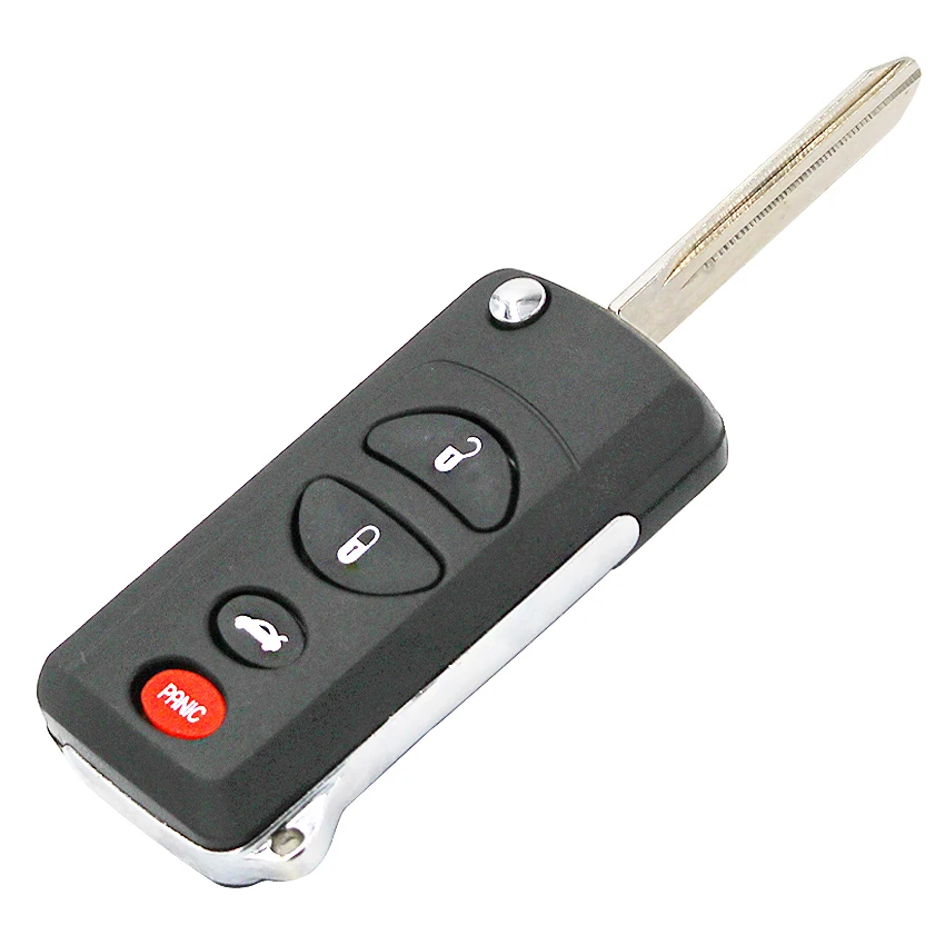 Складной чехол для ключей с дистанционным управлением 3 + 1/4 кнопки корпус Chrysler