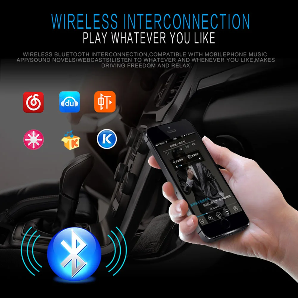 Автомобильный MP3 плеер 12 В стерео система с поддержкой bluetooth портом USB/SD MMC