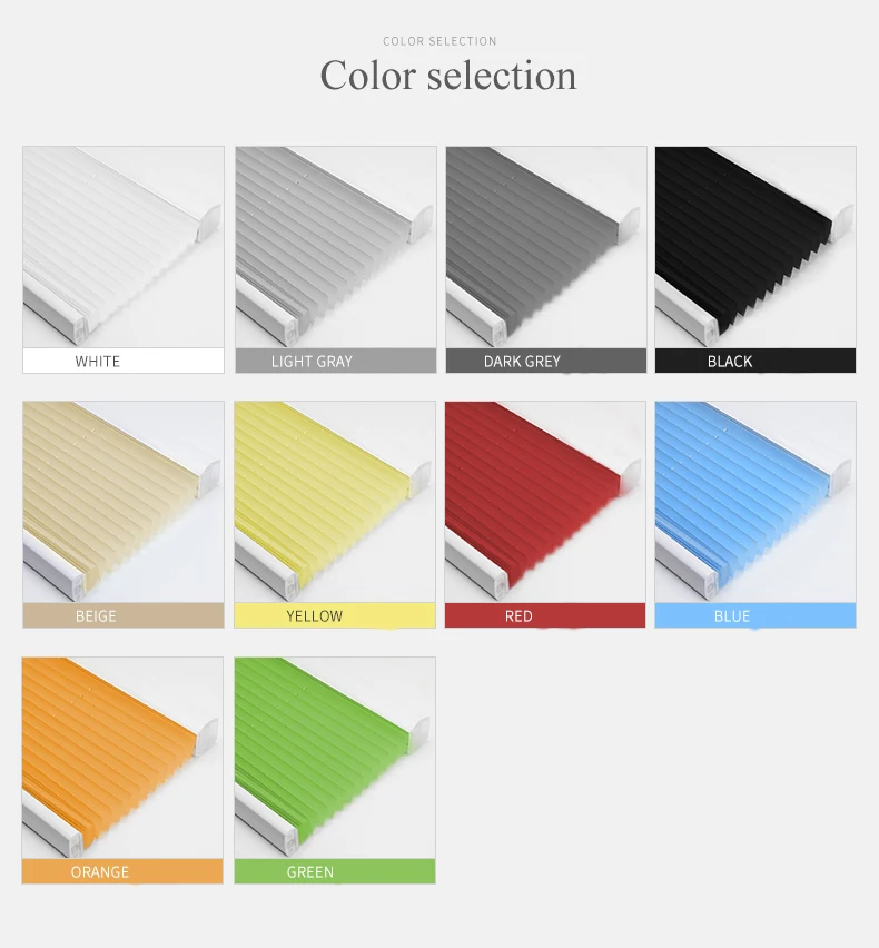 SUNFREE беспроводные плиссированные жалюзи светильник фильтровальная ткань