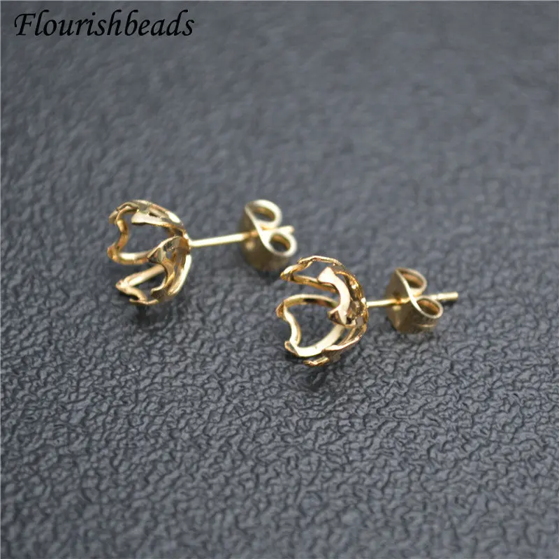 Новое поступление антикоррозийные металлические гвоздики для ушей золотого