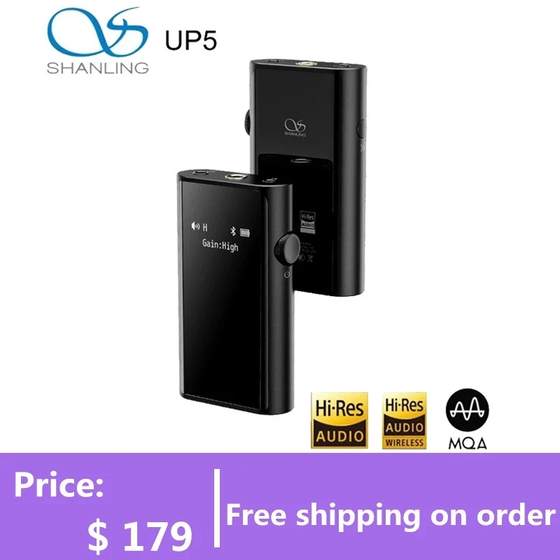 Shanling UP5 Dual ES9212C сбалансированный телефон усилитель для наушников USB DAC до 384K/ DSD256 3