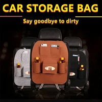 car backseat organizer storage covers box bag multi pocket universal stowing tidying holder felt versatile seat hanging