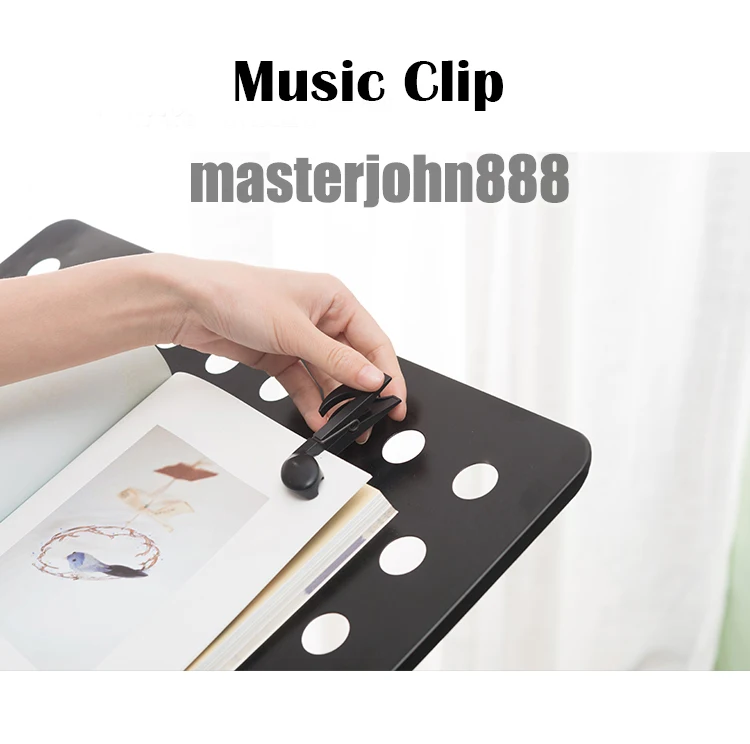 

Mater John Music Book Note Paper Sheet Music Spring Clip Eighth Note Memo Folder Clothespin