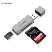 usb 3 0 to sdmicro sd card reader usb type a dual memory card adapter compatible macbook air pro surface book and more
