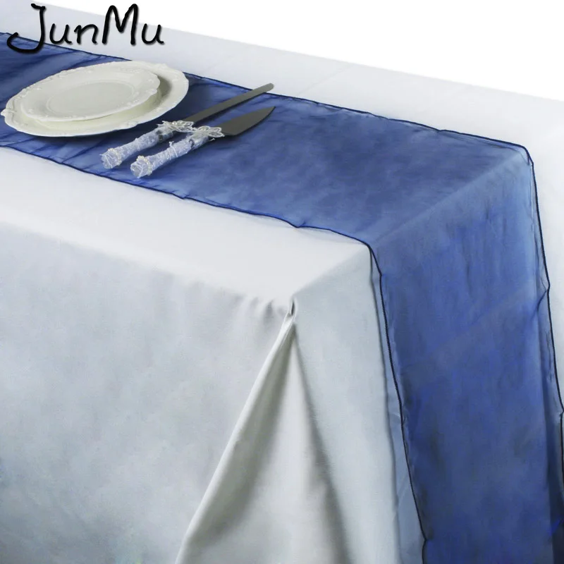 Скатерть из органзы разных цветов 30 см * 275 см|Украшения своими руками для