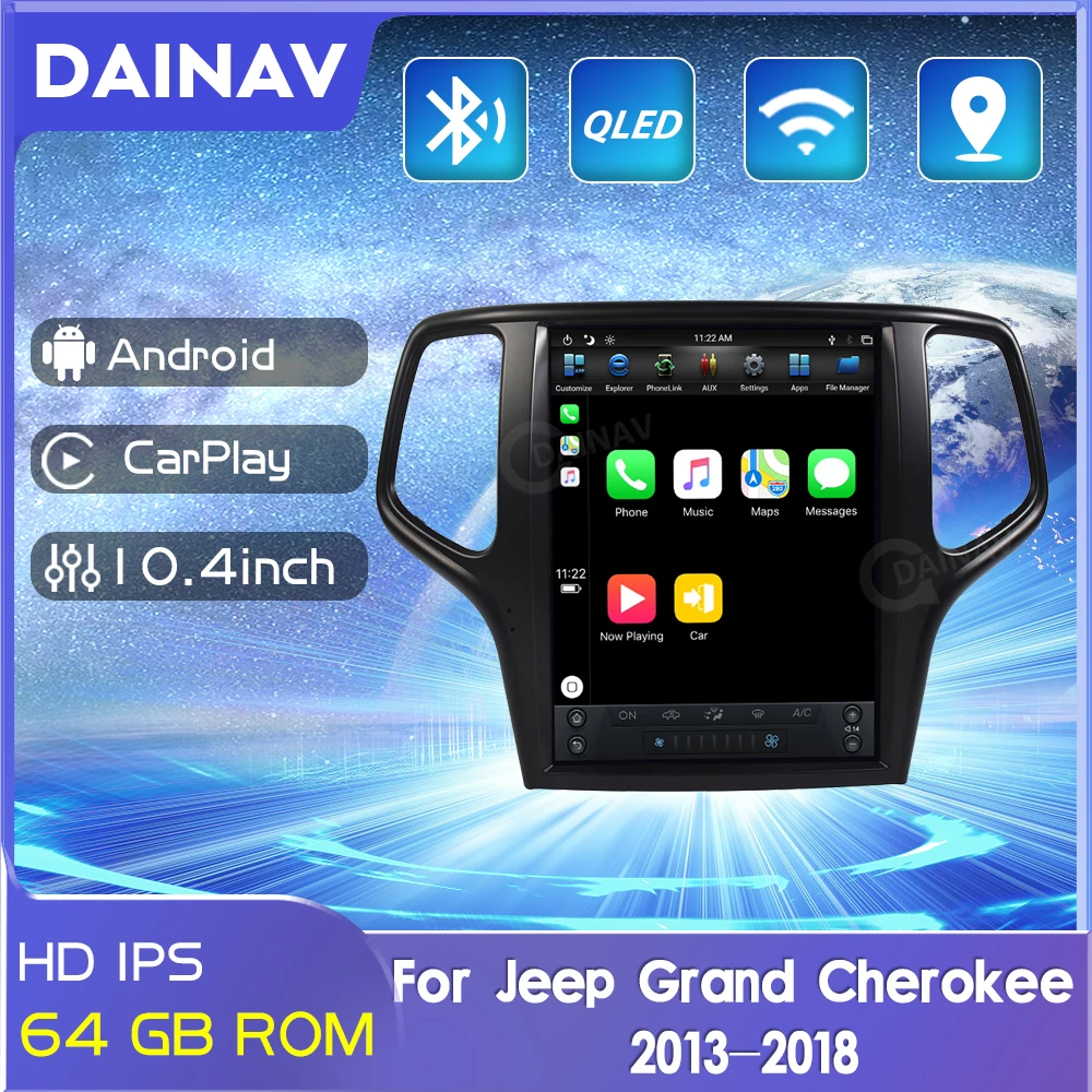 

Автомагнитола PX6, 2 Din, Android, для Jeep Grand Cherokee 2013-2018, автомобильный монитор, стерео, мультимедийный плеер, головное устройство с GPS-навигацией