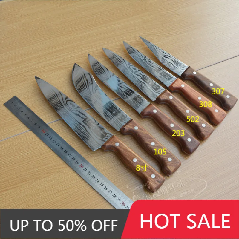 

Лезвие с узором, бытовой инструмент для резки кровотечения, профессиональный нож для костей, нож для резки мяса, мясника, продажа ножей для м...