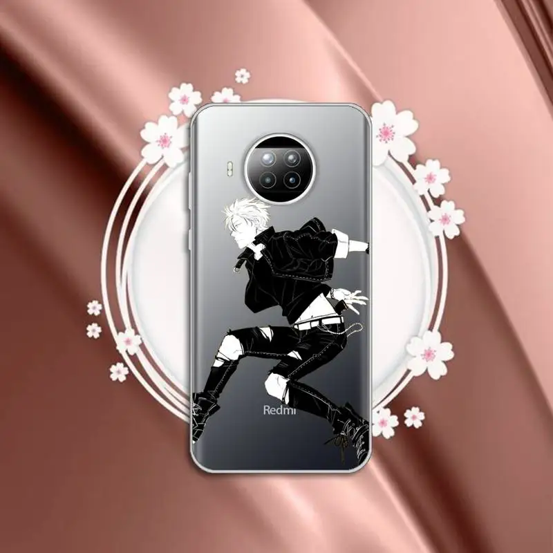 

Banana Fish Anime Phone Case Transparent for Xiaomi mi Redmi note 10 t 8 9 pro lite 11 Samsung S 8 9 10 20