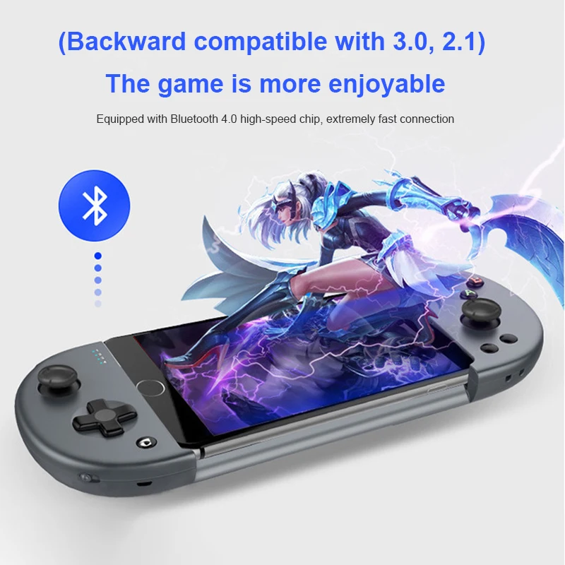 Беспроводной мобильный контроллер растягивающаяся ручка геймпад игровой с