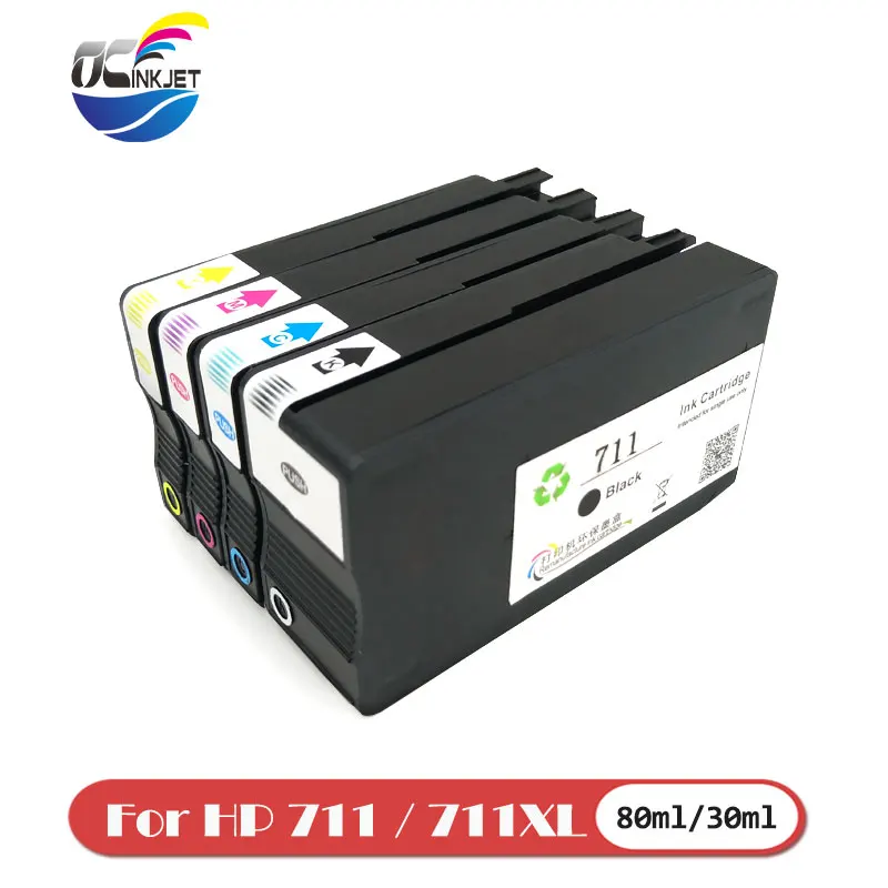 Третий вечерние 711 Repalcement картридж для HP 711XL совместимый officejet T120 T520 T525 принтера |