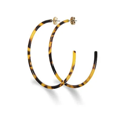 Женские акриловые серьги большой круг обруч Модные Акриловые Серьги C женские Oreja