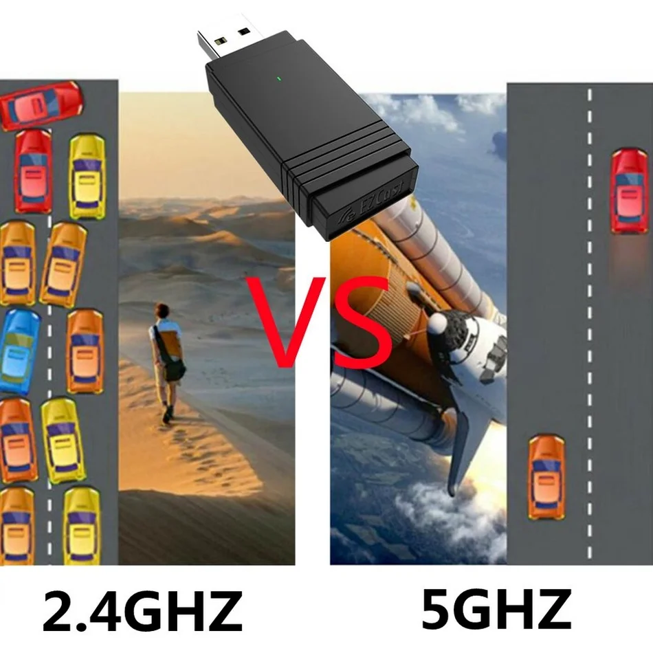 WVVMVV USB 3 0 Wi-Fi 1200 Мбит/с адаптер двухдиапазонный 2 4 ГГц/5 8 ГГц Bluetooth 5 0/Wi-Fi в 1 антенный