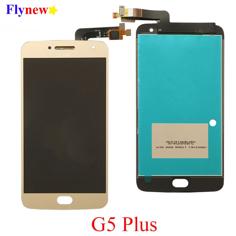 5 2 ''ips lcd для Motorola Moto G5 Plus XT1685 ЖК дисплей с сенсорным экраном дигитайзер сборка